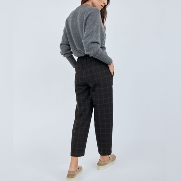 Aritzia The Group by Babaton Jimmy Pant in Black Fine Grid Size XS - Picture 2 of 10